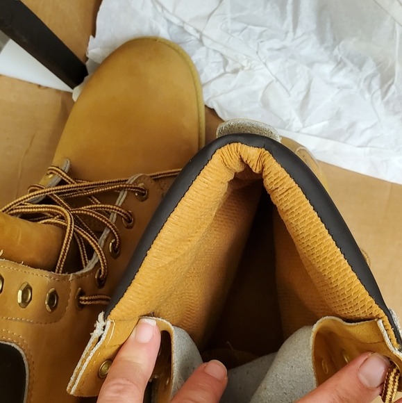 🤩New with tags and box Vintage Golden Retriever waterproof leather boots size 8 - Picture 10 of 16